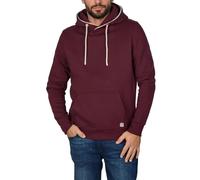 riverso RIVSandro Felpa con cappuccio da uomo, vestibilità regular, felpa con cappuccio, pullover, marrone, rosso, blu, beige, nero, verde, S, M, L, XL, XXL, 3XL, 4XL, 5XL, Rosso porto, L