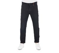 riverso RIVToni - Jeans da uomo, denim di cotone stretch, taglio affusolato, nero, blu, grigio, girovita: circa 74 cm/W29, 76 cm/W30, 79 cm/W31, 81 cm/W32, 84 cm/W33, 86 cm/W34, 91 cm/W36, 97 cm/W38