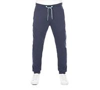 riverso RIVVeit - Pantaloni sportivi da uomo, per il tempo libero, slim fit, in cotone, colore nero, grigio, verde, blu, rosso, S, M, L, XL, XXL, 3XL, 4XL, 5XL, blu navy, M