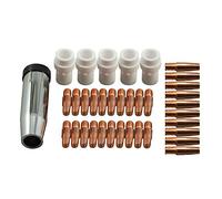 RIVERWELD 36KD MB36 Torcia di saldatura MIG MAG Punte di contatto 0,9 mm 1,0 mm 1,2 mm Ugello del gas Portacontatti conico-diffusore Accessori Kit di consumo 36 pezzi