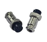 RIVERWELD 7 pin Socket Connector Aviation Plug 16-7p Female Metal Self Blocking 2pcs