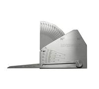 RIVERWELD Calibro per saldatura d'angolo obliqua Controllo dell'angolo di saldatura dell'elemento verticale Lato acuto Lato ottuso Ispezione della saldatura