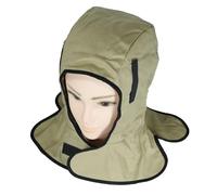 RIVERWELD Cappuccio invernale per saldatura in flanella, colore kaki, tessuto ignifugo, per saldatori, casco, attrezzatura di sicurezza sul lavoro, protezione testa ingranaggi
