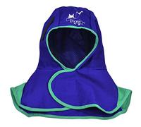RIVERWELD Cappuccio per Saldatura Tessuto ignifugo per Saldatori Casco per Saldatura Match Colore Blu Attrezzatura per la Sicurezza sul Lavoro Protezione della Testa degli Ingranaggi