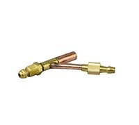 RIVERWELD Cavi e gas (acqua) Raccordo connettore cavo separato per torcia per saldatura TIG (3/8" 9,5 mm -24UNF WP17 2 pezzi)