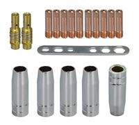 RIVERWELD MB15 15AK Punta di contatto 1.0mm M6 e punte Supporto diffusore e copp