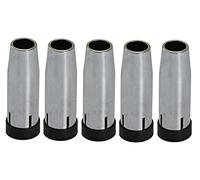 RIVERWELD MIG MAG Ugello conico per gas 145.0080 Spessore parete in ottone 1,5 mm per torcia di saldatura CO2 24KD MB24 Confezione da 5 pezzi