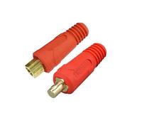 RIVERWELD Set di connettori per pannello di saldatura TIG DKJ35-50 e EDKL35-50 315Amp con montaggio rapido in stile Dinse-Style, 2 pezzi