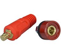 RIVERWELD TIG Cavo Connettore spina e presa DKJ35-50 e DKZ35-50 con colore rosso Raccordo rapido 2 pezzi