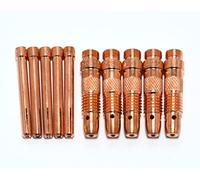 RIVERWELD TIG Collet Bodis 10N24 10N32 (2,4 mm) Kit di dimensioni assortite adatto per SR DB PTA WP 17 18 26 Torcia per saldatura TIG 10 pezzi