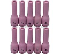 RIVERWELD TIG Ugelli in allumina tazze in ceramica lunghe 796F71#4L (D6.5 x 48mm) Orifizio Fit DB SR WP 9 20 25 TIG torcia di saldatura 10pk