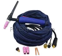 RIVERWELD WP-17F-12R 150A Tiga di saldatura TIG completa di testa flessibile, 3,8 metri in stile euro