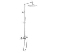 RIVESHOP - colonna doccia in acciaio soffione tondo 25 e duplex - C74T