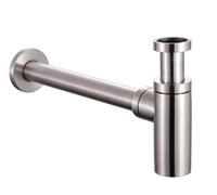 RIVESHOP - Sifone tondo da arredo in acciaio - SHOP0000214