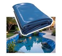 Rivestimenti for laghetti Preformati in HDPE Ispessito Pieghevole Blu da 12 Milioni, Rivestimento for laghetti in PVC for stagni Koi Ruscelli Fontane Giardini(5x14m/16.4x45.9')