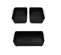 Rivestimenti in silicone for friggitrice ad aria, compatibili con Ninja AF500UK, riutilizzabili for Flexdrawer Dual da 10,4 l(5.2Lx2 10.4L)