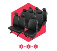 Rivestimenti Sedili per Citroen Jumpy I (94-06) 9 Set Coprisedili Auto