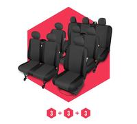 Rivestimenti Sedili per Citroen Jumpy III (16 9 Sedili Set Coprisedili per Auto