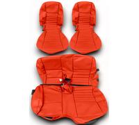 Rivestimenti Sedili Riferimenti per Landrover Defender Td 4 Da 2007 Rosso Scuro