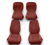 Rivestimenti Sedili Riferimenti per W126 Coupe 1. Serie 1979-1985 Rosso