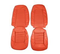 Rivestimenti Sedili Riferimenti Sedili Anteriori per Opel Gt 1968 - 1973 Rosso
