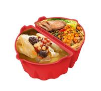 Rivestimenti Slow Cooker Forma Ovale Lavabile in Lavastoviglie | Divisorio riutilizzabile di silicone per Slow Cooker ZuppaPesceGamberetti PatataPomodoro RiunioneFamiliare