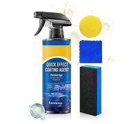 Rivestimento A Effetto Rapido,Impermeabile Rapido Con Spugna - Spray Lucidante A Per Graffi Auto,Per Manutenzione Quotidiana Protezione Igienica E Pulizia Esterna Dettagliata