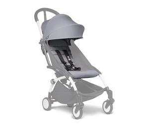 Rivestimento colorato 6+ Babyzen YOYO+, Stone - Include cuscino, Cappottina abbinata e tasca posteriore con cerniera - Richiede il telaio YOYO2 (Venduto a parte) (BZ10104-14), 0.4 kilograms
