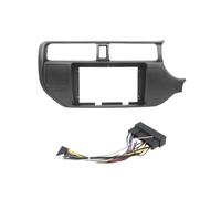 Rivestimento Cruscotto Cornice Per Autoradio 2 DIN Per KIA Per RIO 2012 Con Schermo Grande Da 9 Pollici E Kit Di Montaggio Per Cruscotto Con Foro SRS Mascherine Telaio Veicoli