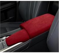 Rivestimento dei pulsanti del per volante per dell'auto per RX450h 2016-2022, coperchio della scatola del bracciolo(Rosso)