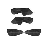 Rivestimento del pannello Per Peugeot 206 Car Styling Porta Interna Bracciolo Pannello Copertura Finiture Protettive Modanatura Auto(Black-white)