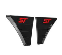 Rivestimento del parafango dell'auto 2PCS ST Style Spoiler Outflow Vent Car Side Cofano Flusso di aspirazione dell'aria adatto per Focus MK2 MK3 RS ST(Red)