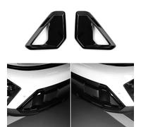 Rivestimento del telaio della luce di nebbia della copertura del paraurti anteriore nero lucido per Hyundai Kona 2024 2025 Styling esterno