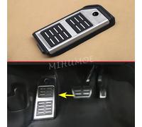 Rivestimento della copertura del pedale morto del poggiapiedi in acciaio inossidabile LHD per Audi Q7 Q8 2016-2022 2023 2024 2025