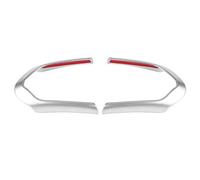 Rivestimento Della Copertura Del Volante, Adesivo Decorativo Per Telaio Del Volante, Compatibile Con 1 Series F20 M-Sport 2 Series F22 M-Sport 3 Series F30/F31 X5 F15 X6 F16 M-Sport (Cromo)