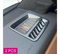 Rivestimento della copertura della presa d'aria della Console centrale interna dell'auto in fibra di carbonio per 2024 2025 accessori Hyundai Santa Fe LHD