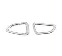Rivestimento dell'anello del condizionatore d'aria 2 adesivi for anello decorativo interno for copertura presa aria condizionata, for Mercedes-Benz GLA CLA Classe A ABS con finiture cromate