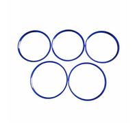 Rivestimento dell'anello del condizionatore d'aria, 5 Pz Set Aria Condizionata Vent Uscita Anello Trim Decor for AB GLA Classe CLA W176 W246 C117 X156 AMG 2012-2018 (Size : Blue)
