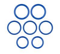 Rivestimento dell'anello del condizionatore d'aria, ABS Auto Aria Condizionata Air Vent Uscita Anello di Copertura Trim for A W177 B W247 GLB X247 CLA C118 GLA H247 2020-2022 (Color : Blue, Size : A
