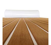 Rivestimento Deluxe per Pavimenti Marini in Faux Teak EVA per Pavimenti di Camper, Pavimenti per Piscine, Pavimenti da Giardino, Piastre per Barche, Ponti di Yacht, in Vinile Imitazione Legno Teak
