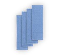 Rivestimento di ricambio (4 pezzi), 40 cm, in microfibra, Straccio Lavapavimenti, per tutti i comuni supporti pieghevoli, per tutti i tipi di pavimenti lisci