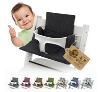 Rivestimento di ricambio per cuscino compatibile con Stokke Tripp Trapp | Set di cuscini riduttore per sedile, mod. 2