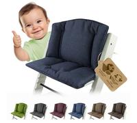 Rivestimento di ricambio per cuscino compatibile con Stokke Tripp Trapp | Set di cuscini riduttore per sedile, mod. 1 pezzo