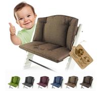 Rivestimento di ricambio per cuscino compatibile con Stokke Tripp Trapp | Set di cuscini riduttore per sedile, mod. 1 pezzo