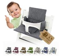 Rivestimento di ricambio per cuscino compatibile con Stokke Tripp Trapp | Set di cuscini riduttore per sedile, mod. 2