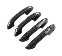 Rivestimento esterno in fibra di carbonio compatibile con MGMulan anteriore posteriore sinistro destro maniglia telaio copertura 4 pezzi adesivo maniglia porta e copertura auto alta qualità elegante