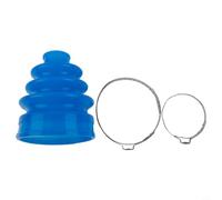 Rivestimento esterno in silicone blu per giunto CV per sterzo a cremagliera e pignone, ghetta elastica con 2 morsetti, montaggio garantito