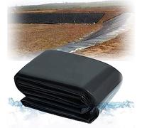 Rivestimento flessibile in gomma butilica per laghetti, 3 m, 4 m, 5 m, 6 m, impermeabile, per laghetti da giardino, piscine, fontane e ruscelli, con pellicola resistente ai raggi UV