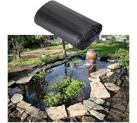 Rivestimento for laghetti in Gomma butilica HDPE Nero for impermeabilizzazione di paesaggi, Piscine da Giardino, Grandi laghetti for Pesci, Spessore Membrana 0,12 mm(5x7m)