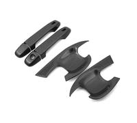 Rivestimento for maniglia auto, maniglia porta anteriore compatibile con Toyota C-HR CHR 2017-2022, materiale in fibra di carbonio, resistente ai graffi, facile installazione